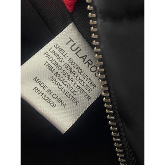 Tularosa Prelude Layered Puffer With Faux Fur in Black - Picture 12 of 12